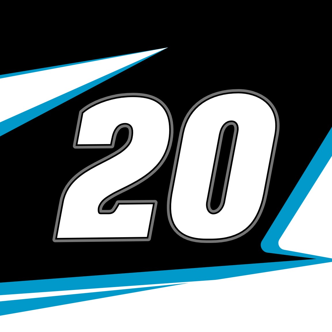2024 JOHN HUNTER NEMECHEK XFINITY NUMBER CARDS
