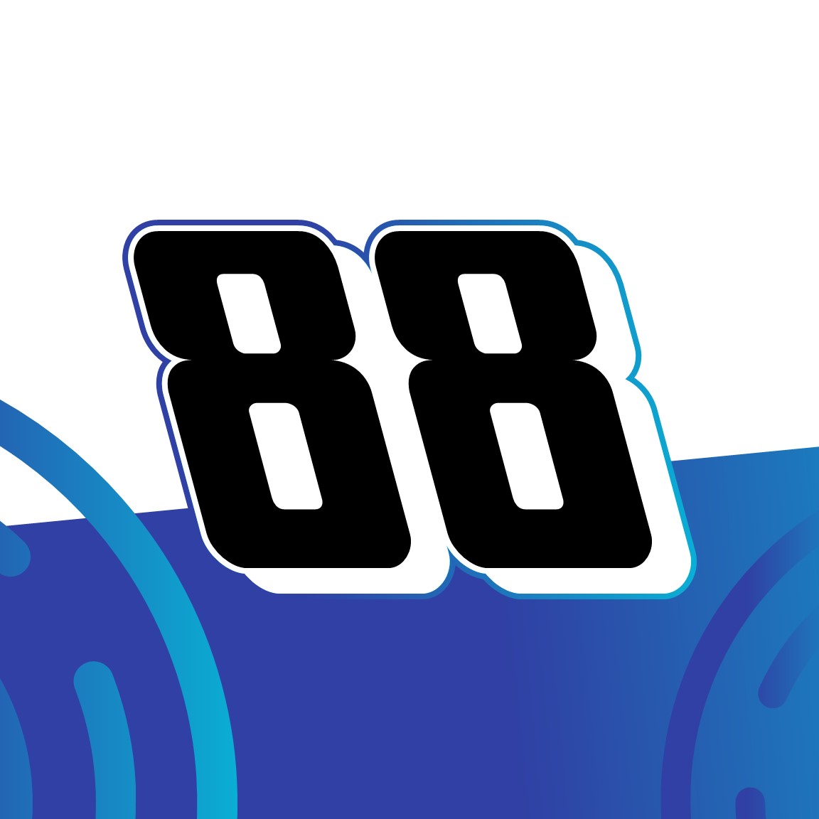 2024 CARSON KVAPIL XFINITY NUMBER CARDS