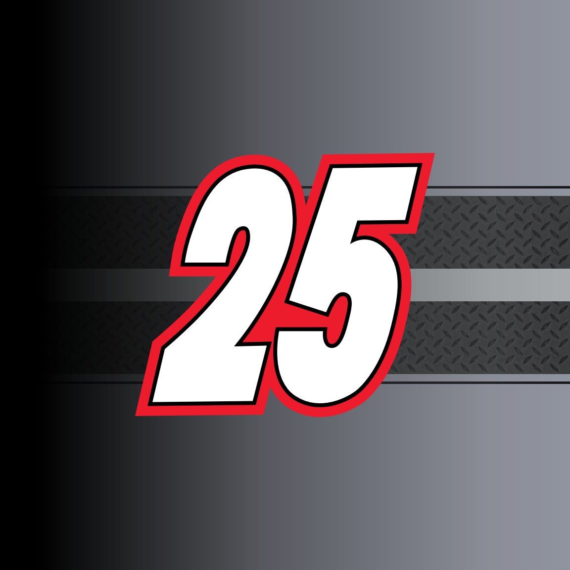 2025 HARRISON BURTON XFINITY NUMBER CARDS