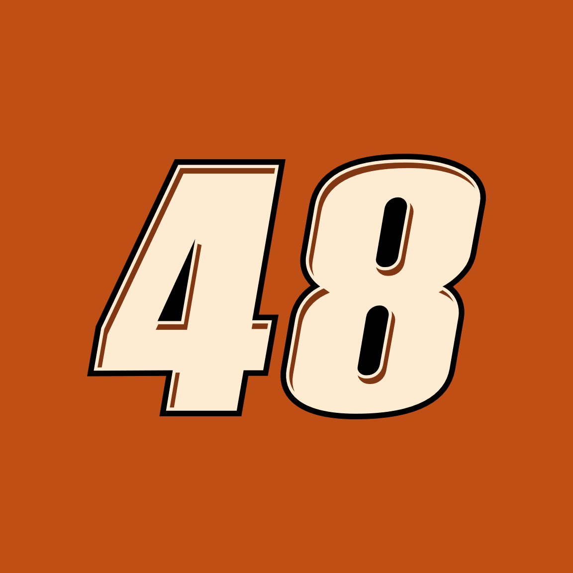 P.Sanchez/ナンバーエイト Nick Sanchez Big Machine Racing number 48 2025 | Stunod Racing