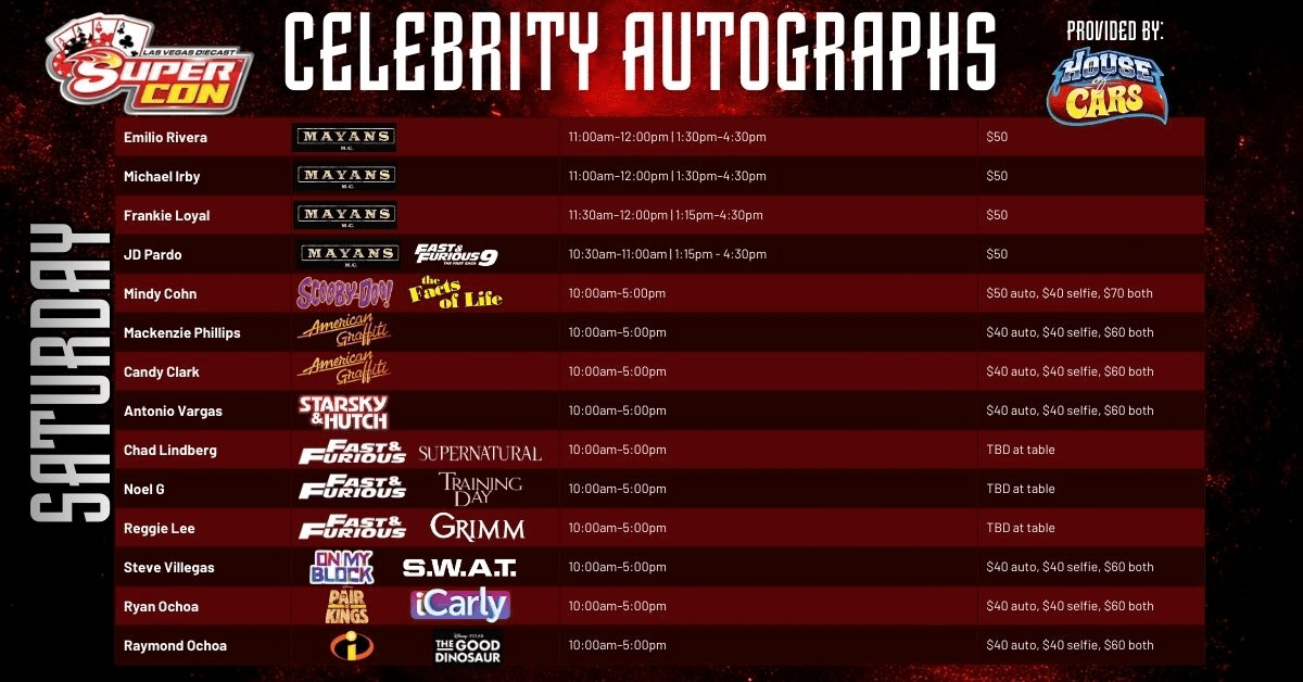 Celebrity Autographs
