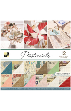 PREMIUM STACK - DCWV - 12X12 - DOUBLE-SIDED - POSTCARDS - UV GLOSS - 36 SHEETS