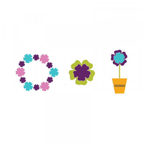 Sizzix Bigz Die - Flower Layers #14 - Image 3