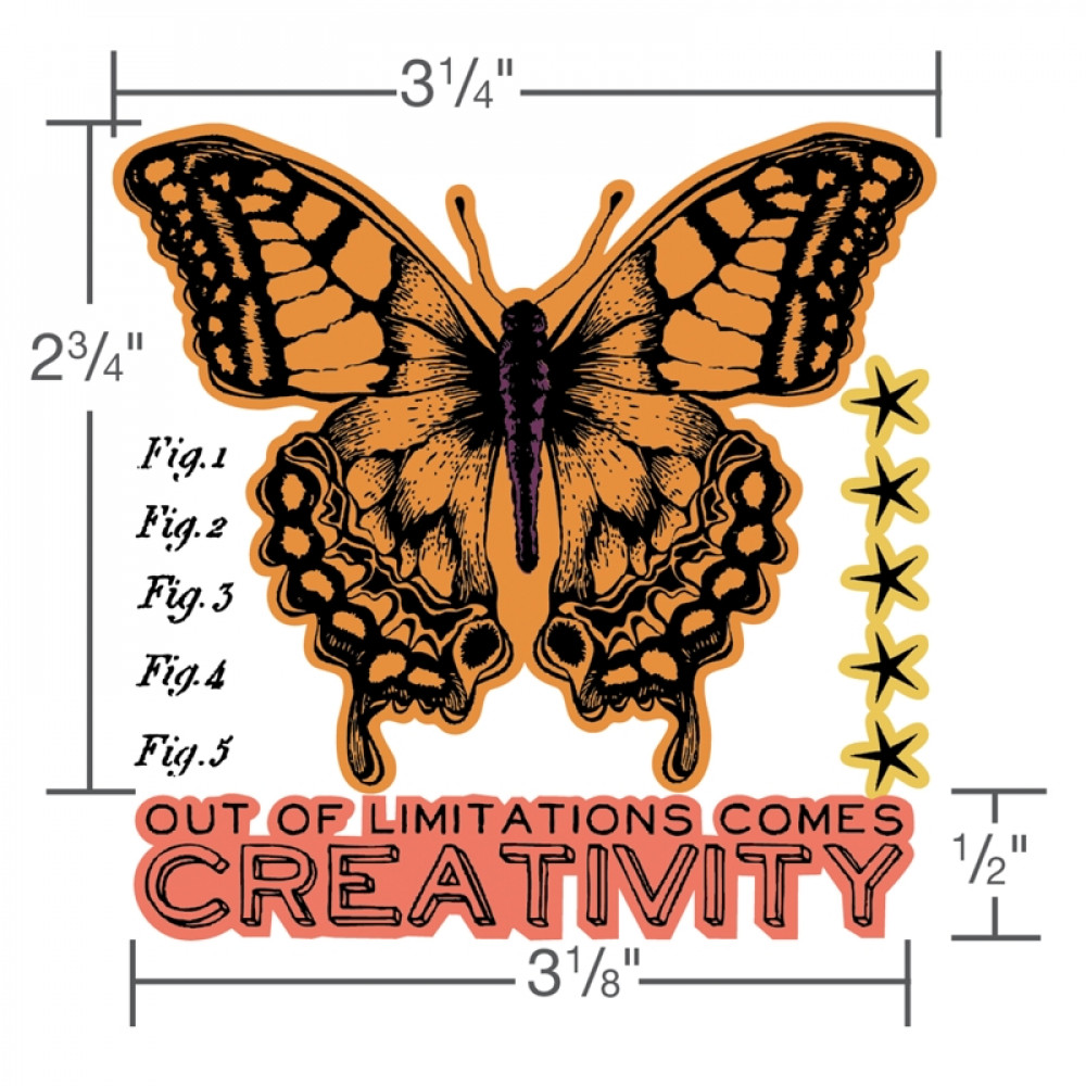 Sizzix Framelits Die Set 4PK w/Stamps - Limitations - Image 3