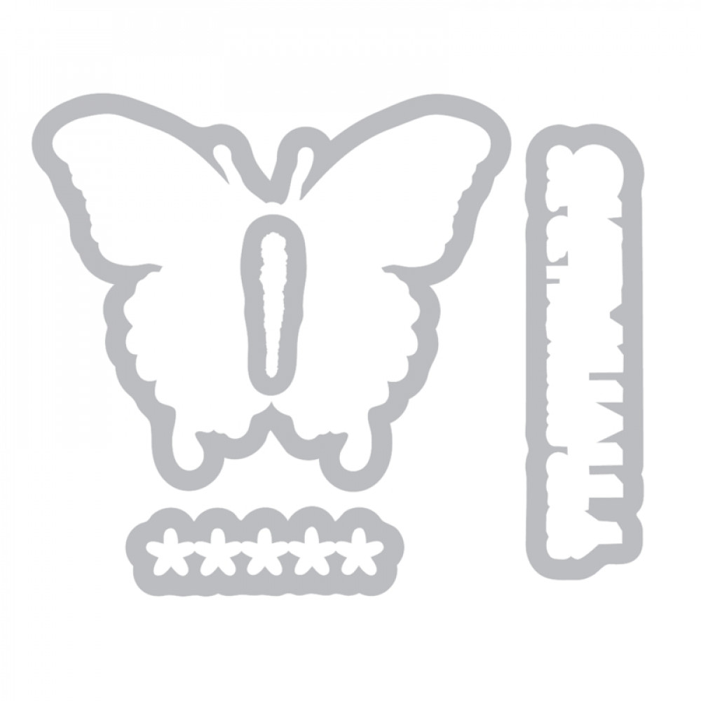 Sizzix Framelits Die Set 4PK w/Stamps - Limitations - Image 5