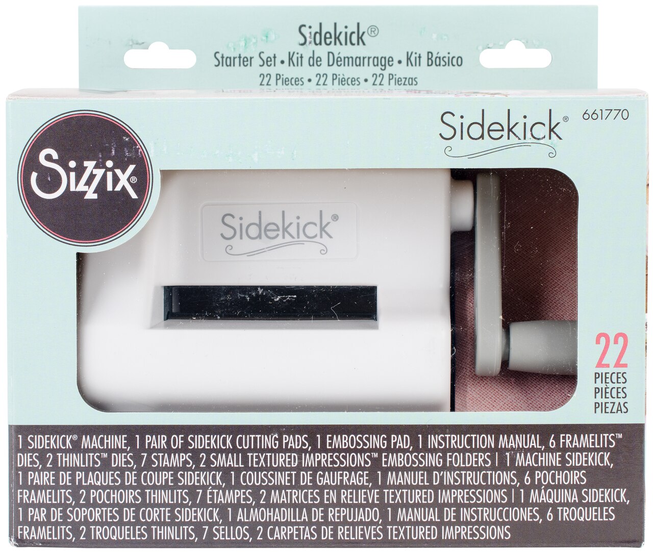 Sizzix Sidekick Starter Kit (White & Gray) - Image 3