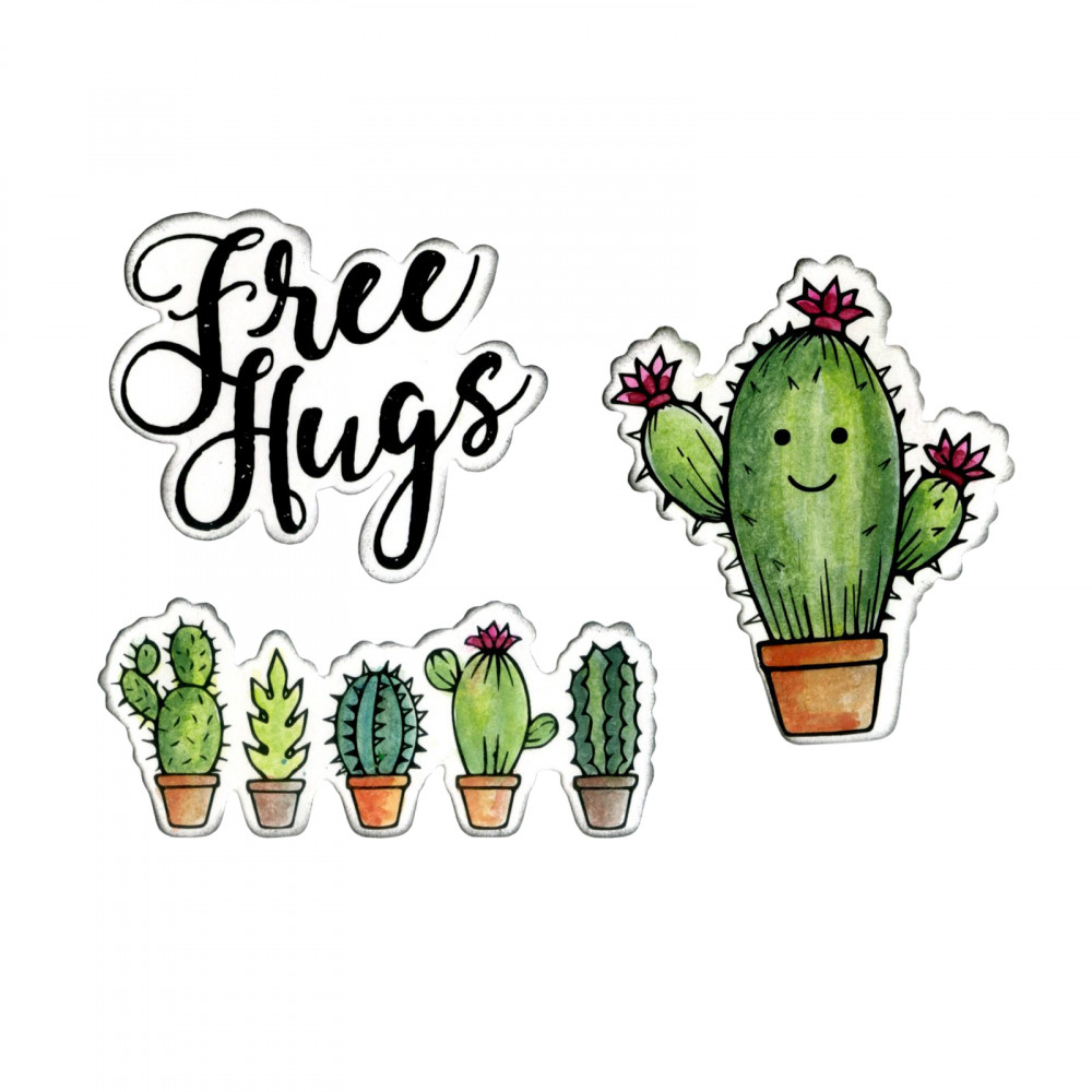 Sizzix Framelits Die Set 3PK w/Stamps - Sending Hugs - Image 2