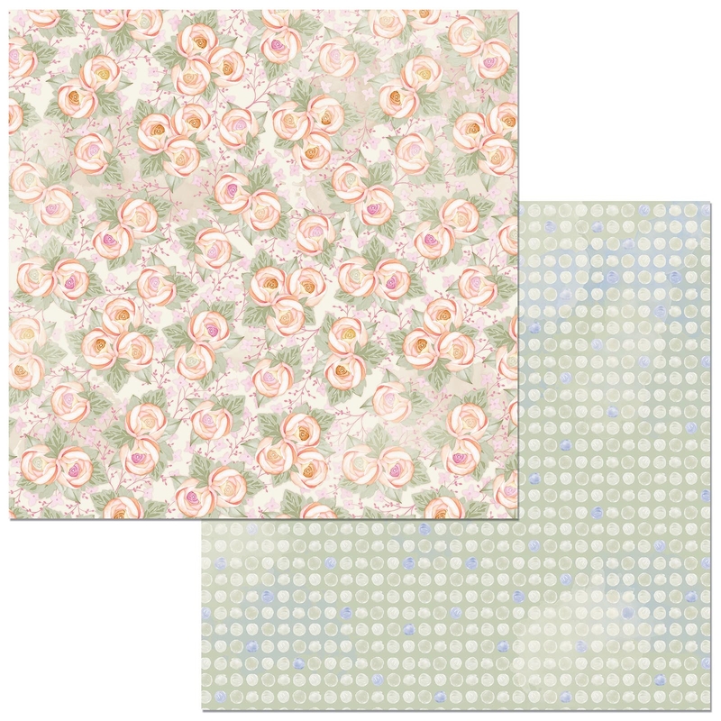 PATTERNED PAPER - BB - HARMONY - 12 X 12 - BEAUTY