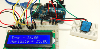 Đo nhiệt độ và độ ẩm dùng DHT11 và Arduino