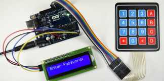 Bàn phím 4x4 và Arduino