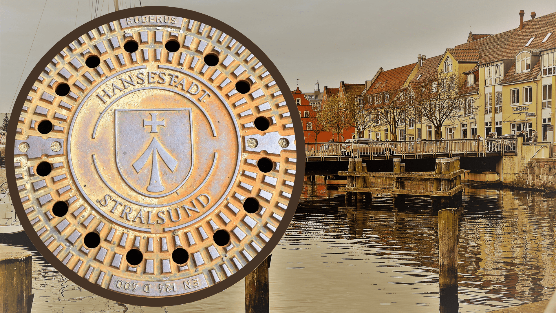 Stralsund Gullydeckel