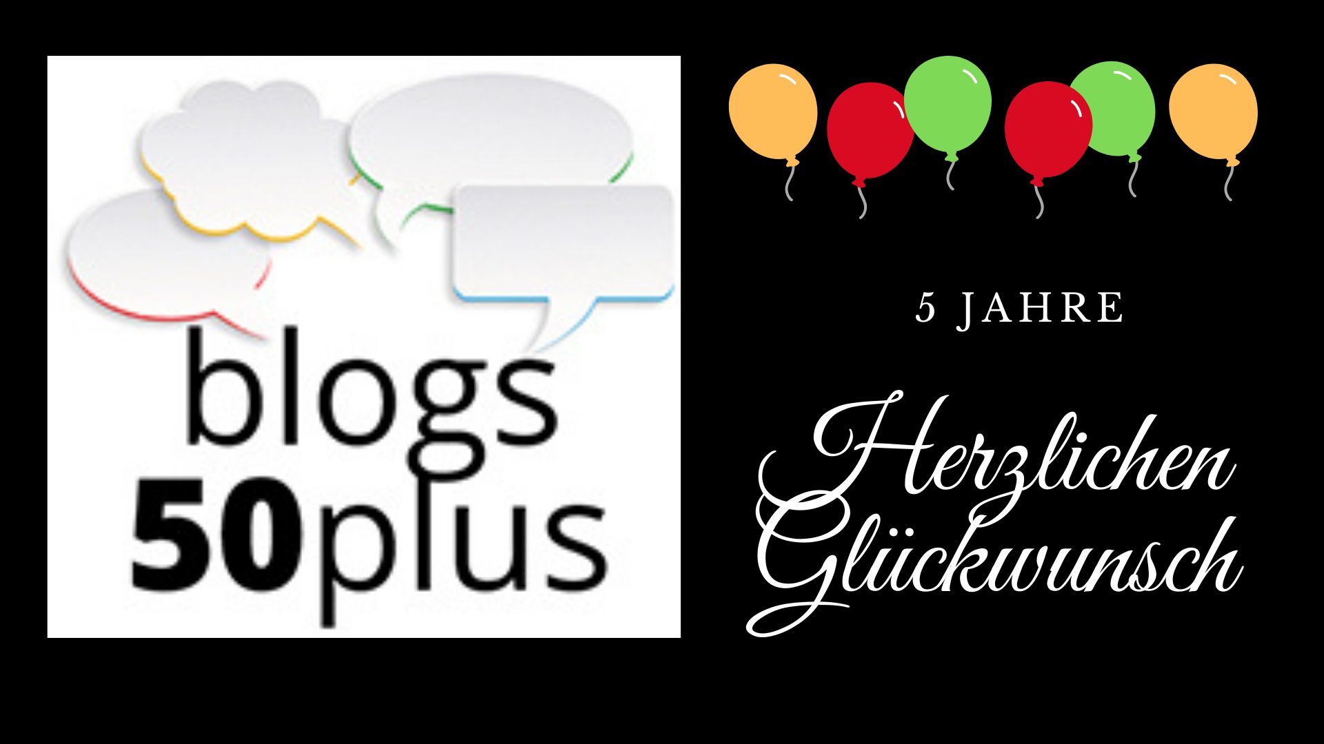 Blog 50 plus Jubilaeum