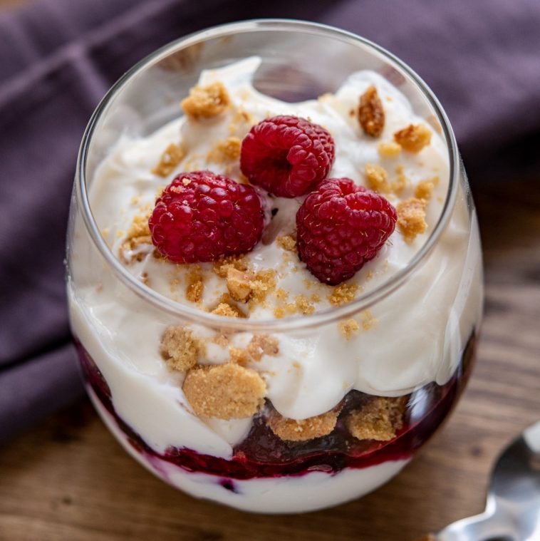 Fruity Yoghurt Shortbread Sundae