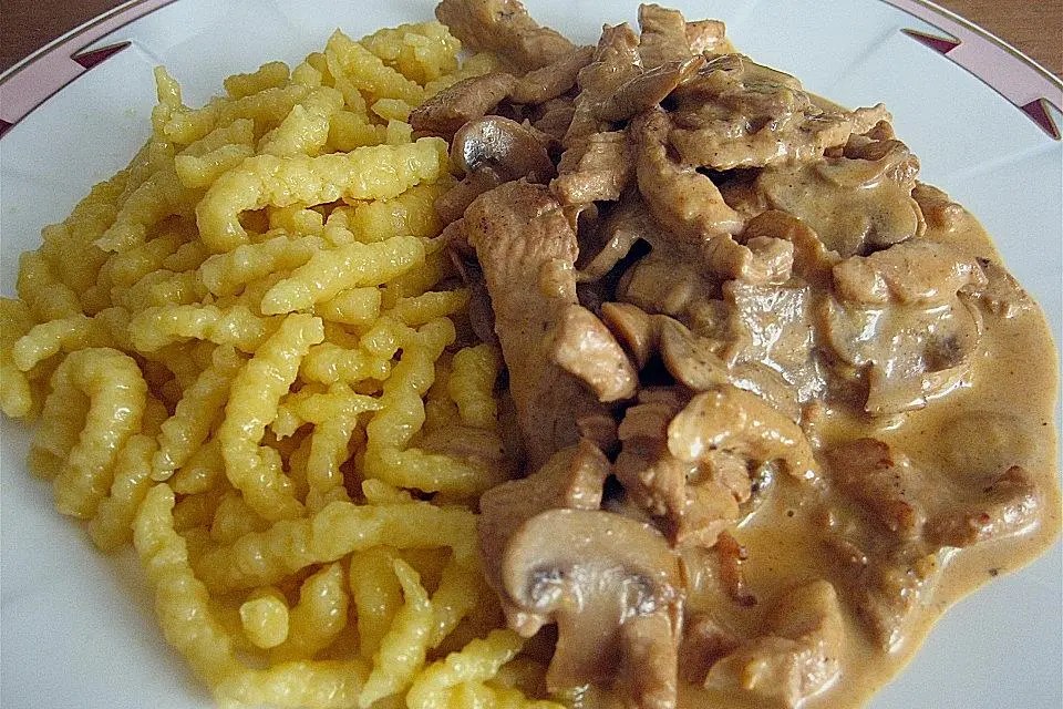 Keto German Geschnetzeltes Sliced Pork