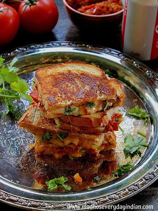 Vegan Tomato Chutney Grilled Cheese