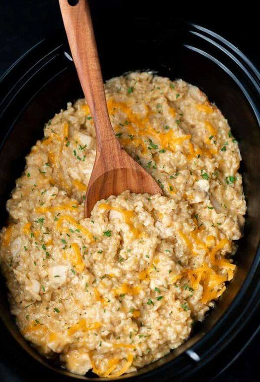 Low-Point Crock Pot Chicken and Rice Recipe