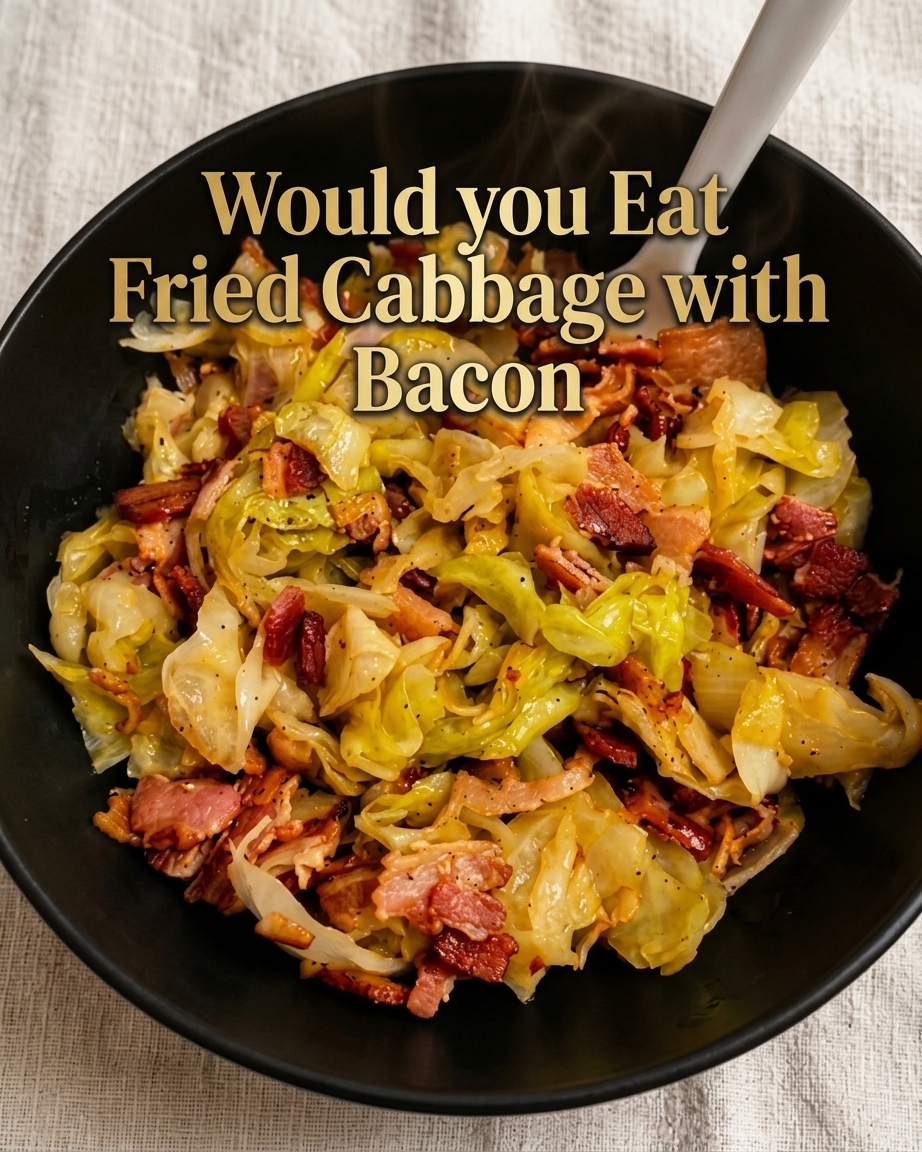 Fried Cabbage with Bacon