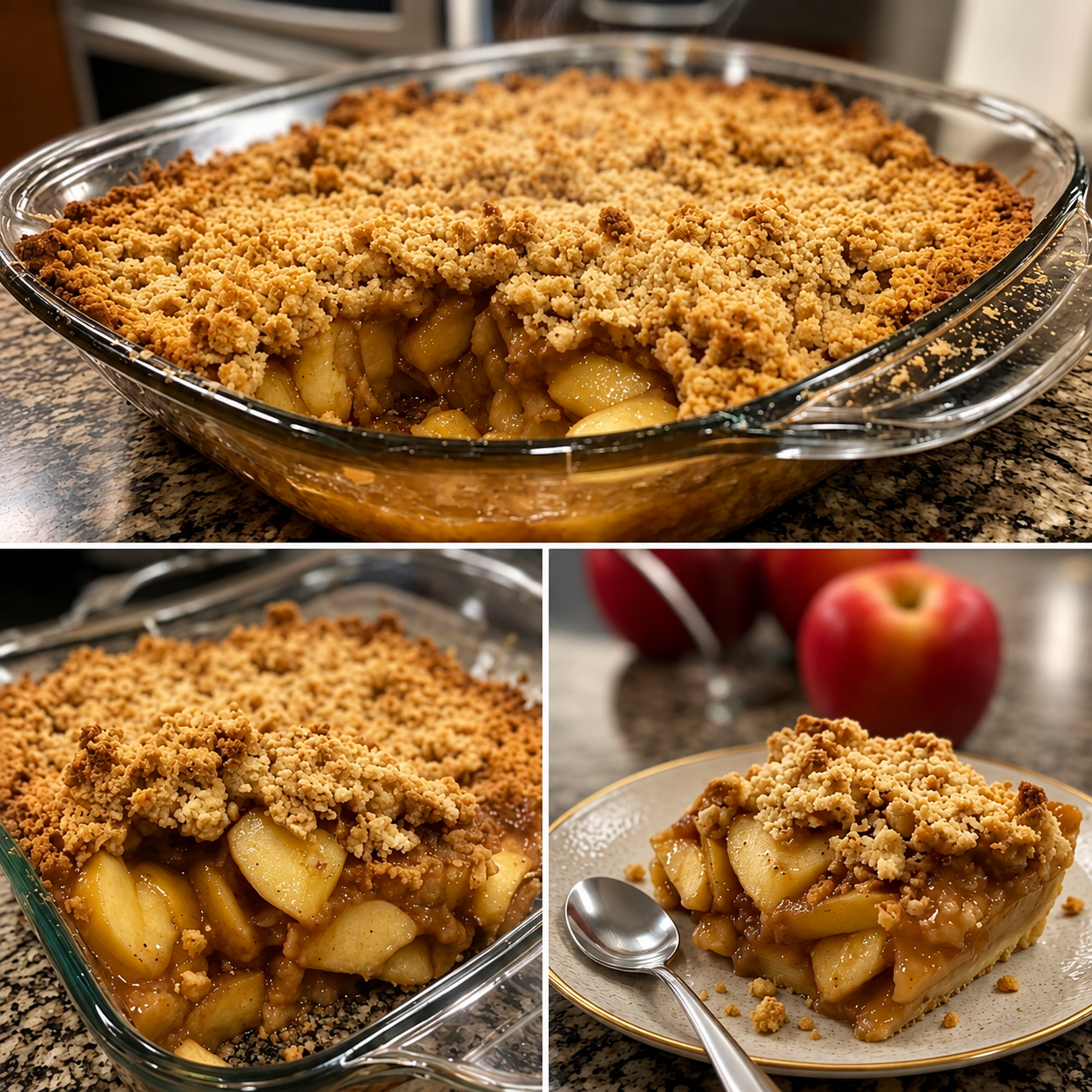 🍎 Diabetic-Friendly Apple Crisp