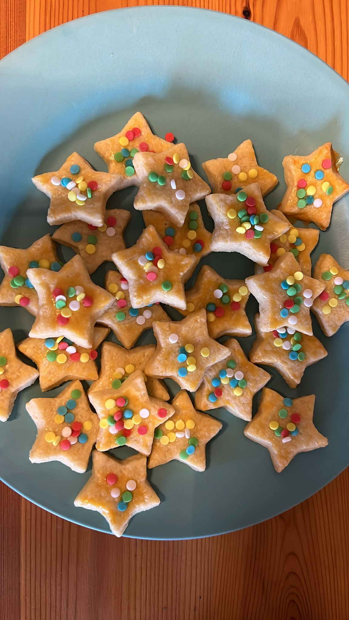 Rezept für Sternen-Kekse: Tonks Glitzersterne