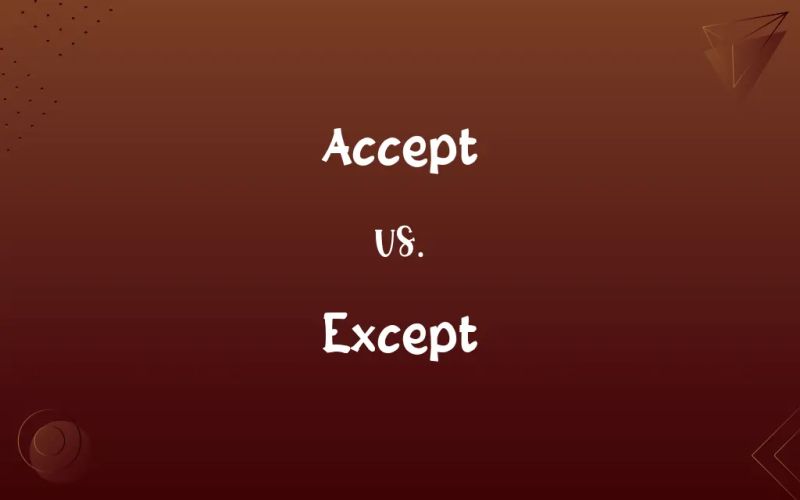 Understanding The Difference Accept Vs Except - Stunning Colorful Picture - 8K