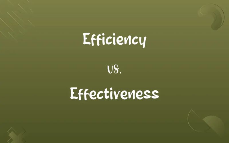 Efficiency And Effectiveness Know The Difference 2025 - Minimal Art Collection - Full HD Quality