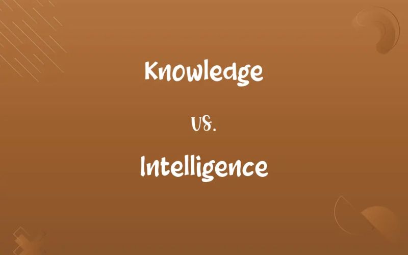 Difference Between Intelligence And Knowledge Difference Between Intelligence Vs Knowledge - Best Geometric Patterns in HD