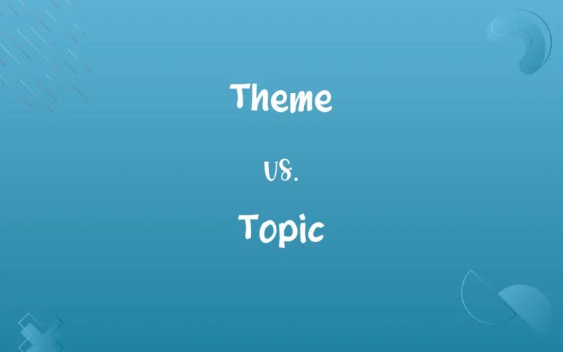 Difference Between Theme And Topic Difference Between Theme Vs Topic - Best Space Images in Mobile
