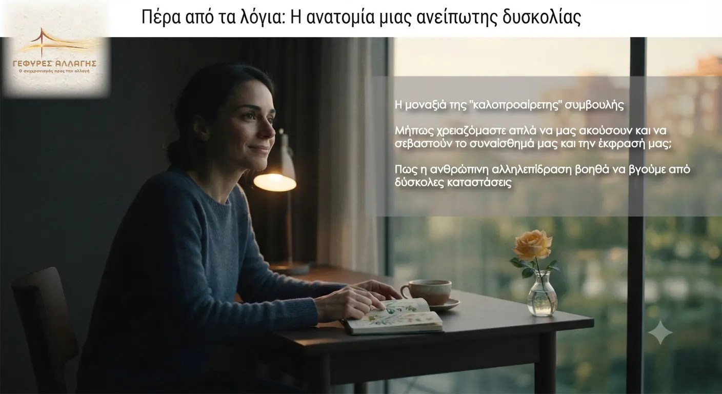 Πέρα από τα λόγια: Η ανατομία μιας ανείπωτης δυσκολίας