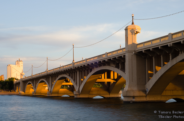 Mill Avenue Bridge at sunset