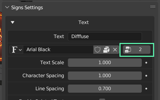 Difffuse Studio Procedural Signs Documentation - Abstract Photo Collection - Ultra HD Quality