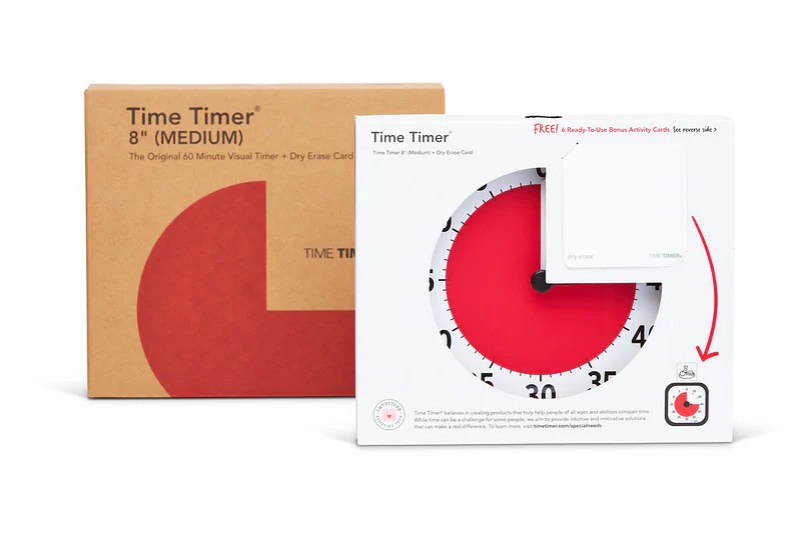 Audible Time Timer 8 Inch 60 Minute Countdown Timer - Download Premium Vintage Pattern | Full HD