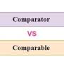 Comparator Vs Comparable Interfaces In Java - DiffStudy