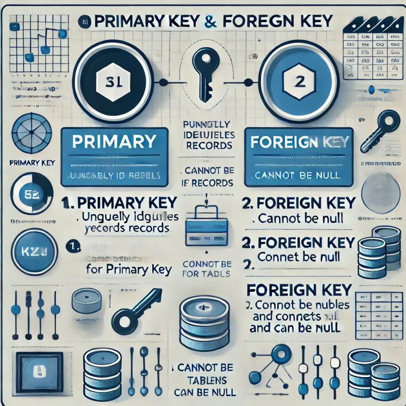 Primary Key Vs Foreign Key Key Differences Diffstudy - Minimal Art Collection - 4K Quality