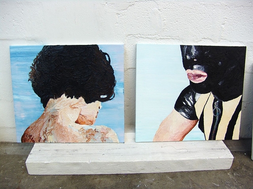 unfinished pgt works in studio