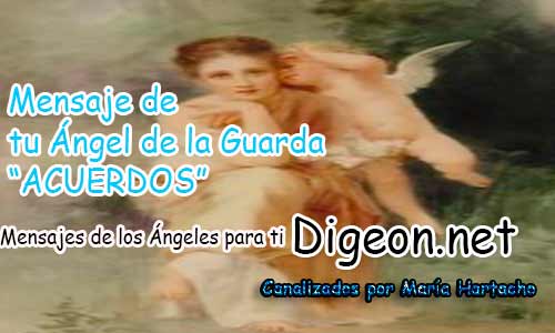 MENSAJE DE TU ÁNGEL DE LA GUARDA - ACUERDOS