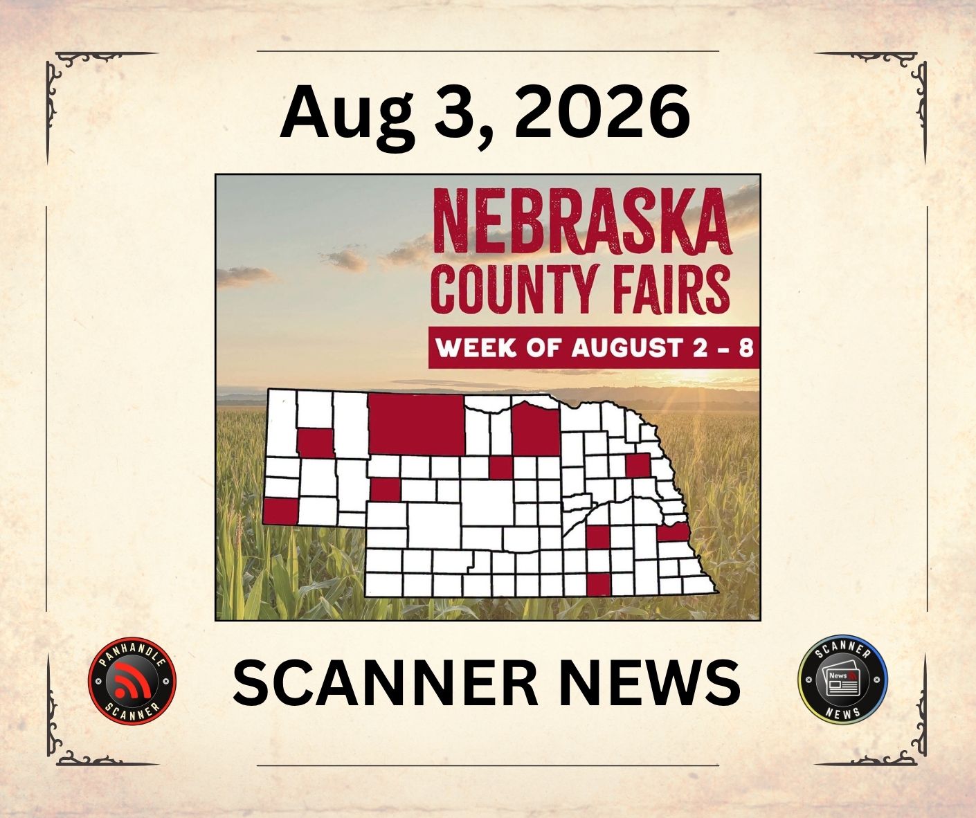 Monday Aug 3 2026 – Scanner News