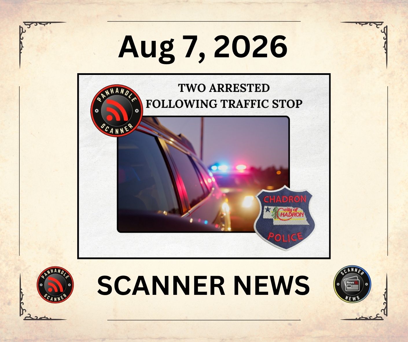 Friday Aug 7 2026 – Scanner News