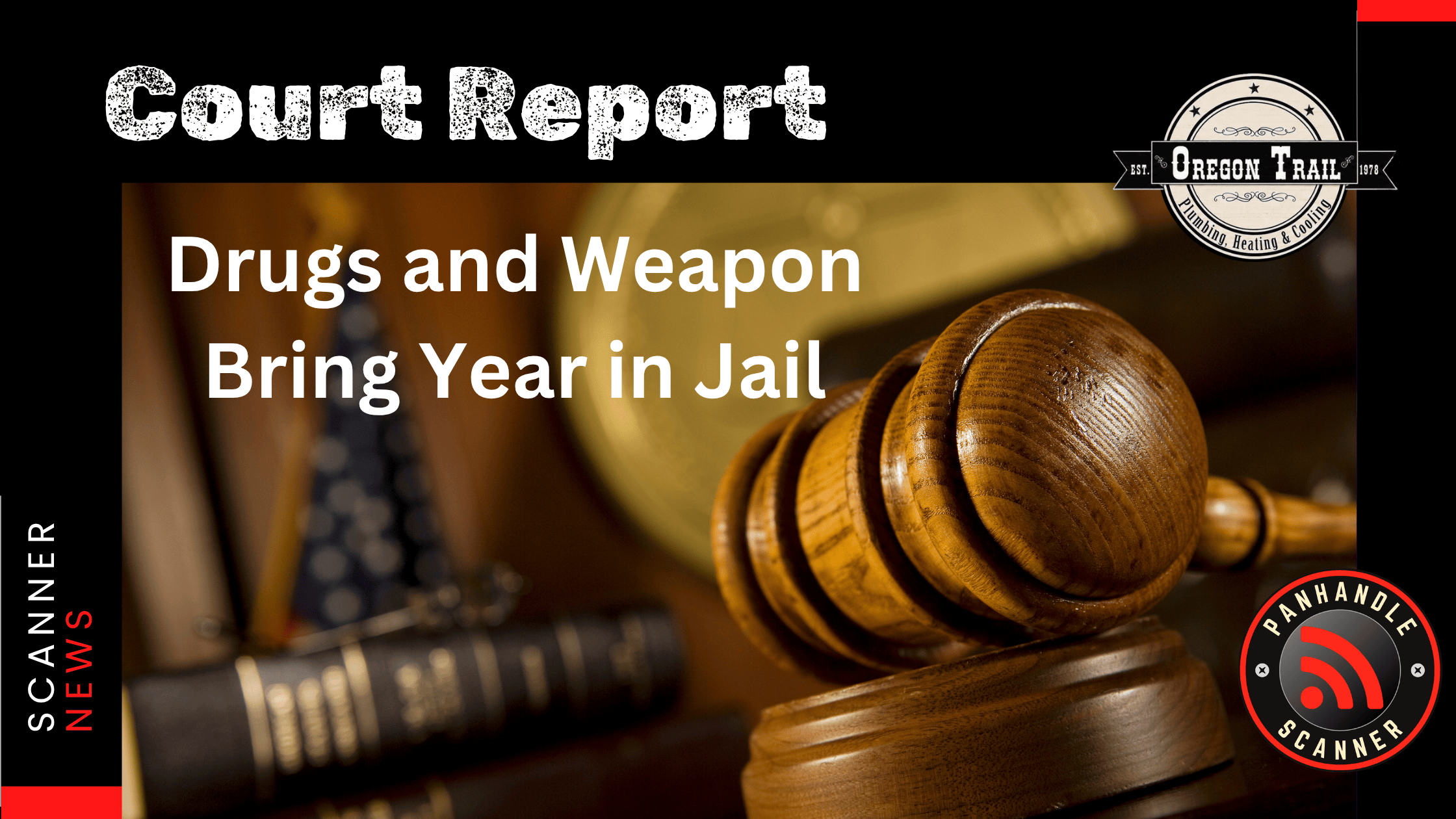 Drugs and Weapon Bring Year in Jail