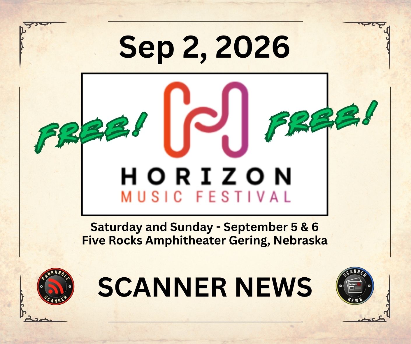 Wednesday Sep 2 2026 – Scanner News