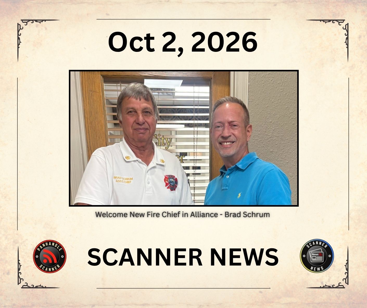 Friday Oct 2 2026 – Scanner News