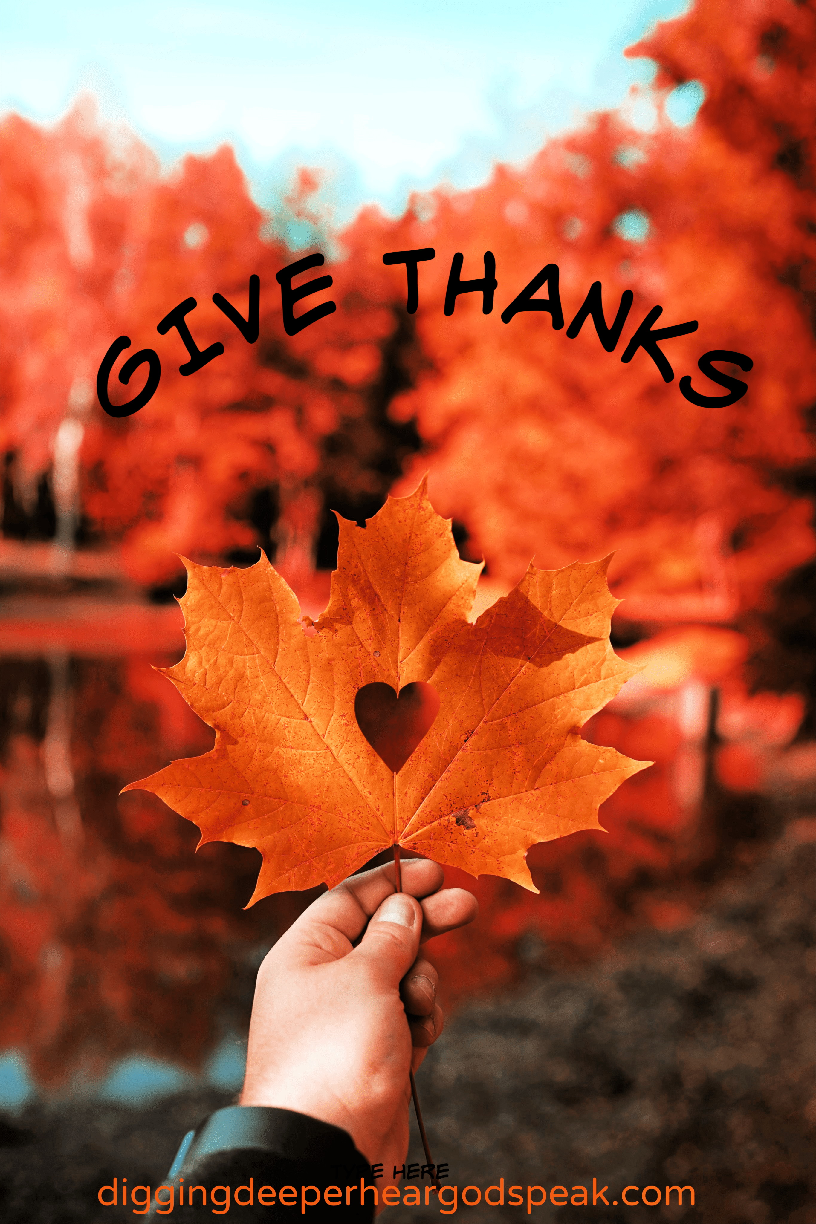 A prayer of thanksgiving is to give thanks to God.