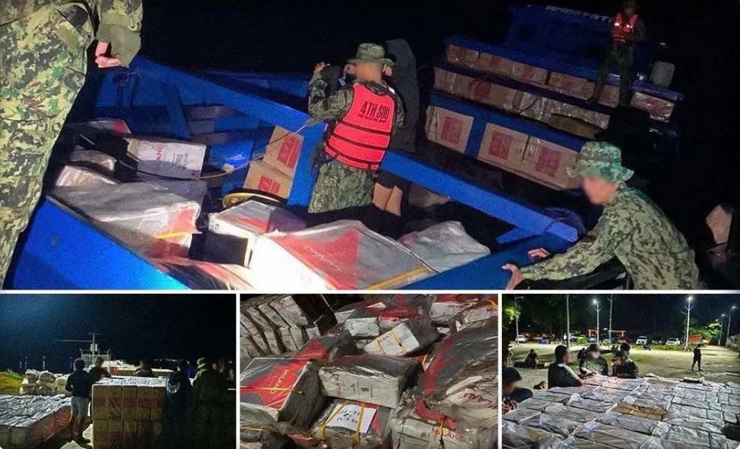 7 arrested, P21M in smuggled cigarettes seized off Sipalay