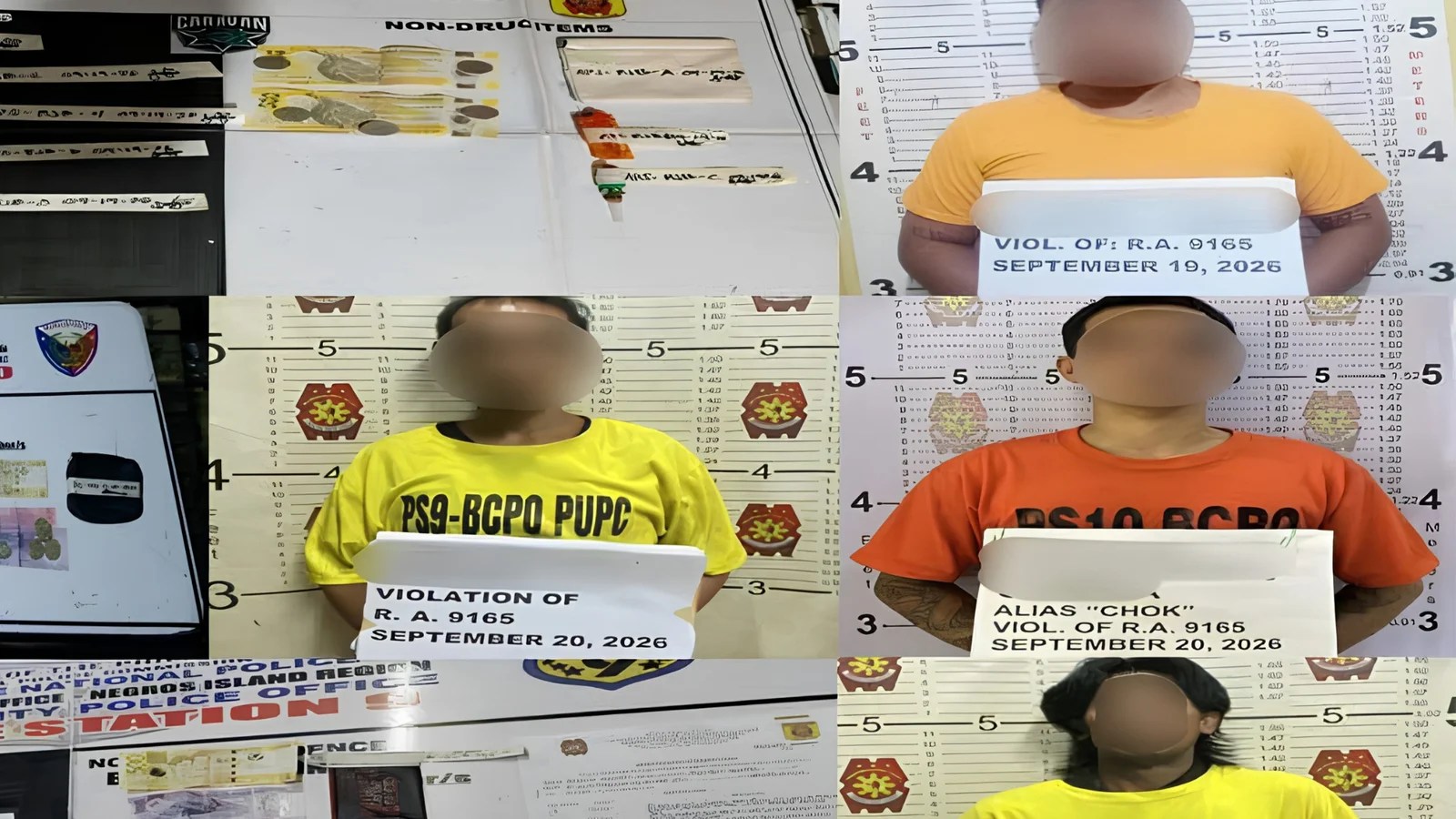 4 nabbed, P101K shabu seized in Bacolod drug busts