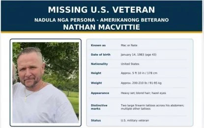 Authorities tracking missing US national in Negros