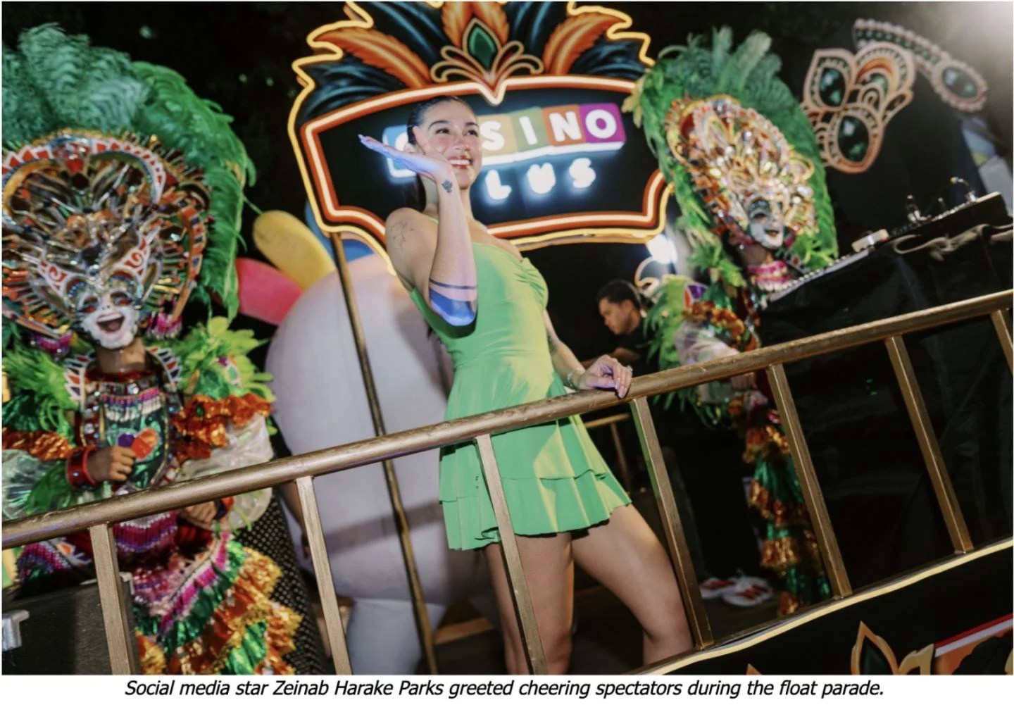 Zeinab Harake Parks, Casino Plus light up Bacolod’s MassKara Festival 2026