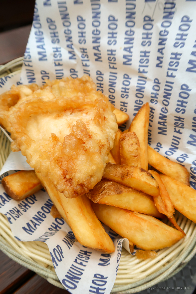 NZ紀行 Day16・NZで一番？マンゴヌイのフィッシュ＆チップスが
