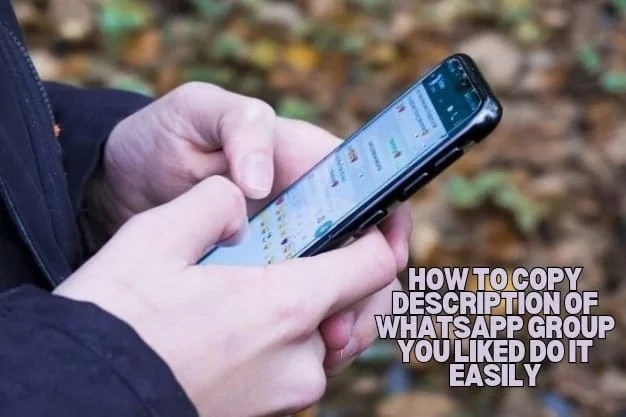 How to copy description of WhatsApp group you liked? - Do it easily