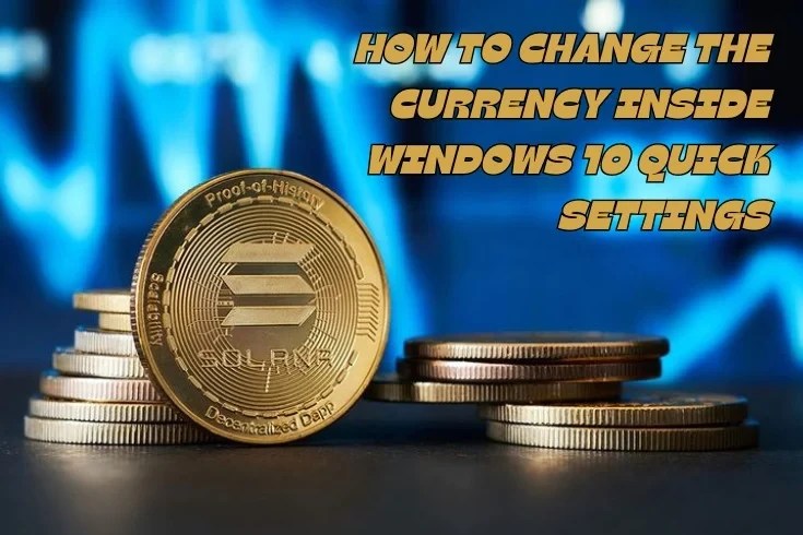 How to change the currency inside Windows 10? - Quick Settings