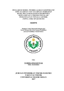 We may earn commission on some of the items you choose to buy. Pengaruh Model Pembelajaran Kooperatif Tipe Examples Non Examples Terhadap Hasil Belajar Dasar Elektronika Siswa Kelas X Teknik Instalasi Pemanfaatan Tenaga Listrik Tiptl Smk Sinar Husni Digital Repository Universitas Negeri Medan