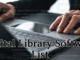 Digital Library Software List Digilibtech